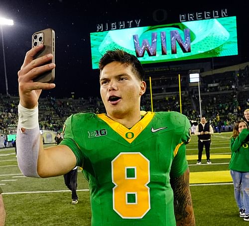 Dillon Gabriel and Oregon are the only team to beat Boise this season. (Photo Credit: IMAGN)