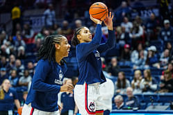 WATCH: UConn fans roar and cheer to welcome star Azzi Fudd after missing one year