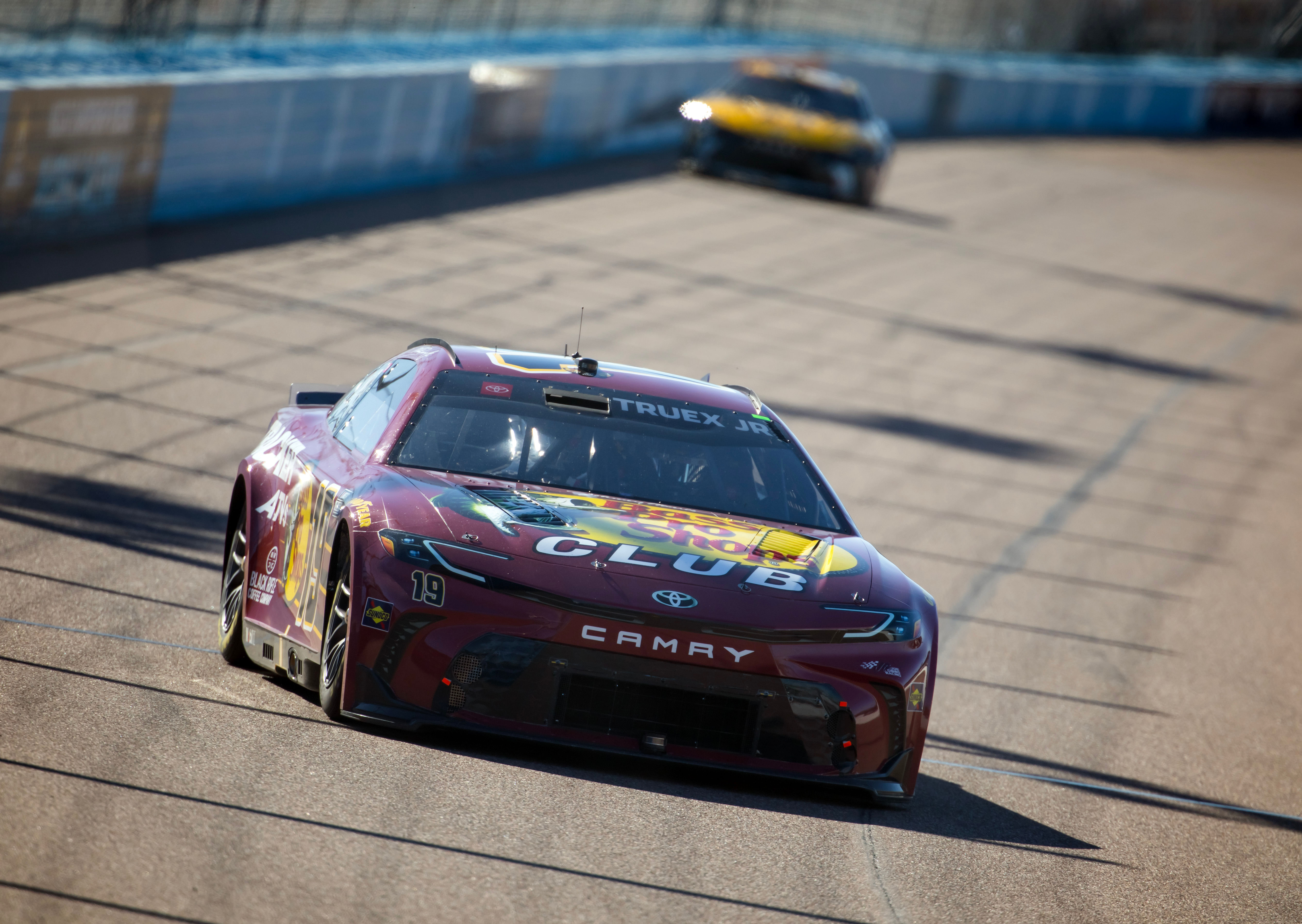 NASCAR Cup Series driver Martin Truex Jr (1) during the NASCAR Cup Series Championship race at Phoenix Raceway. Mandatory Credit: Mark J. Rebilas-Imagn Images