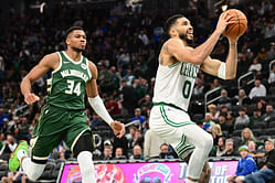 "Could've been out 6 weeks" - Jayson Tatum fires away at refs after no-call on Giannis Antetokounmpo