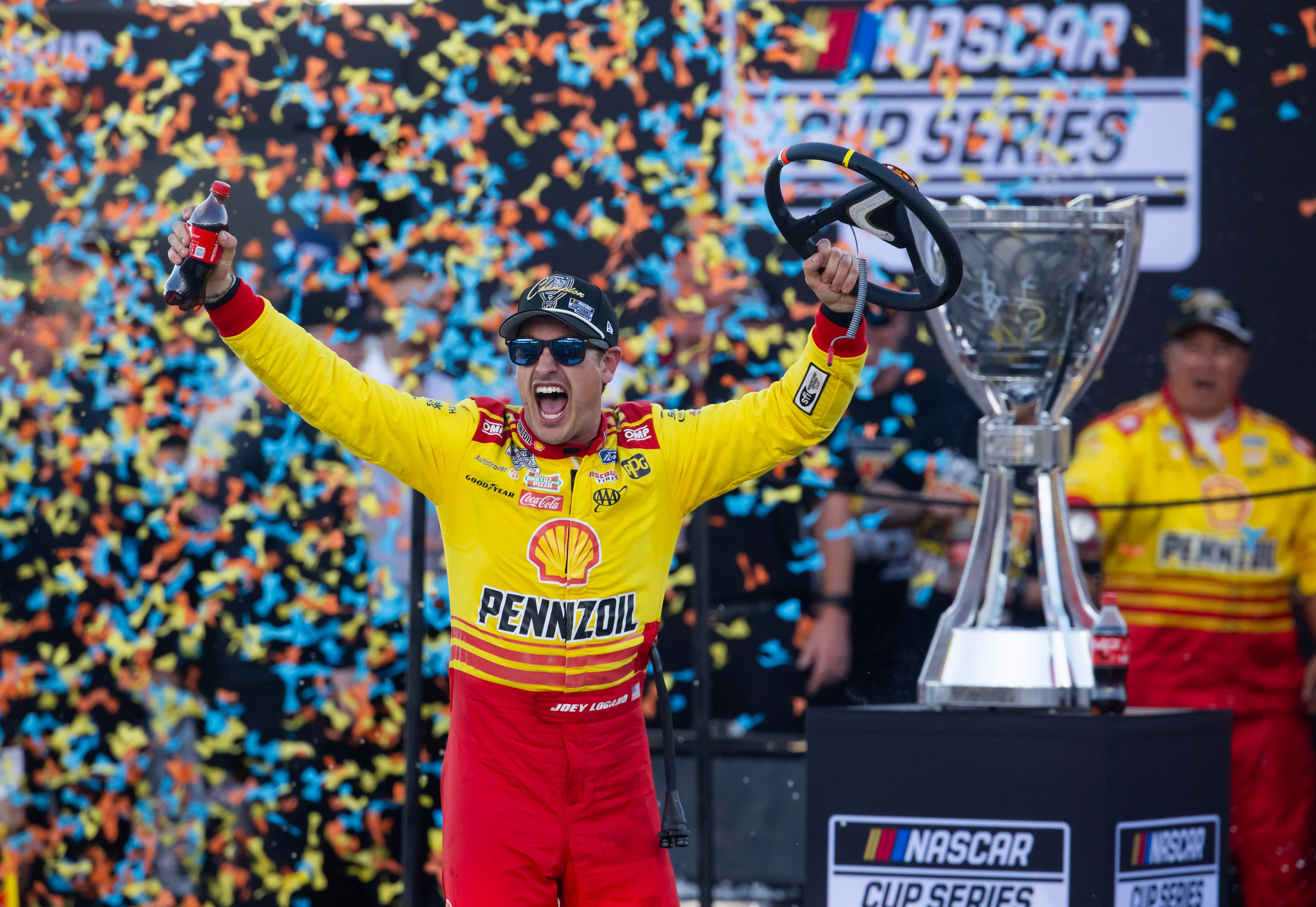 Joey Logano won the 2024 NASCAR Cup Series championship - Source: Imagn