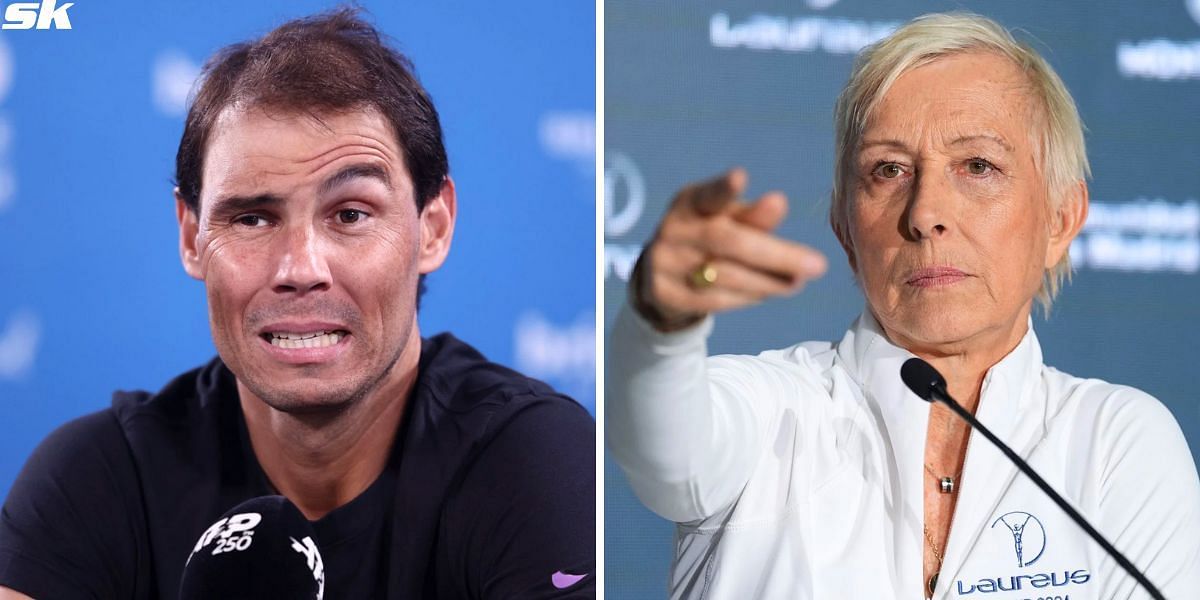 Rafael Nadal (L) and Martina Navratilova (R) (Image Source: Getty)