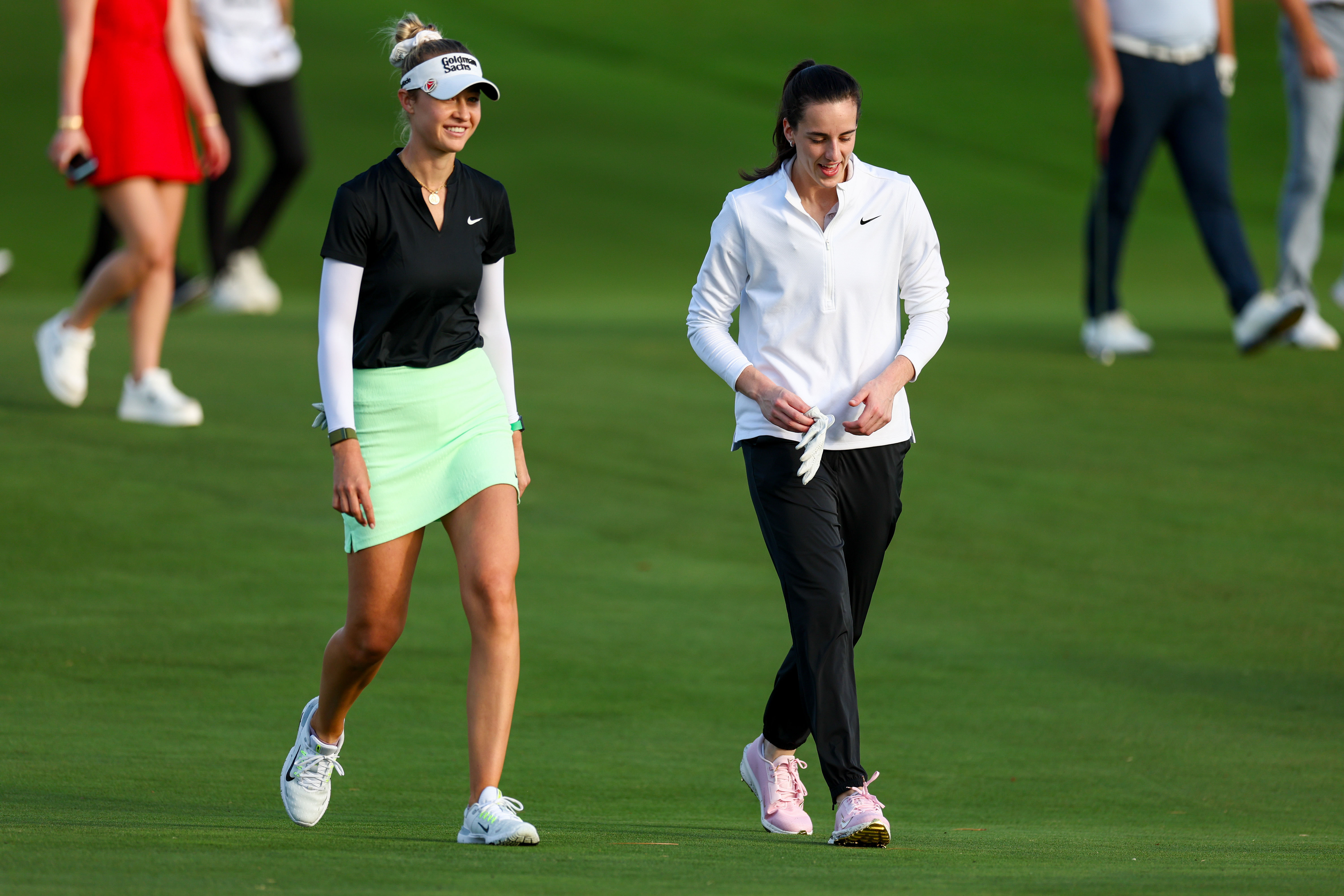 Caitlin Clark and Nelly Korda at The ANNIKA driven by Gainbridge at Pelican - Pro Am - Source: Imagn