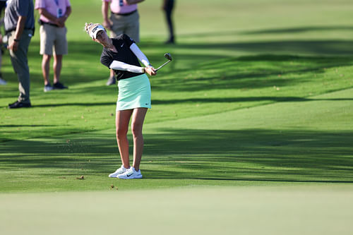 Nelly Korda is aiming for her eighth win (Image via Imagn)