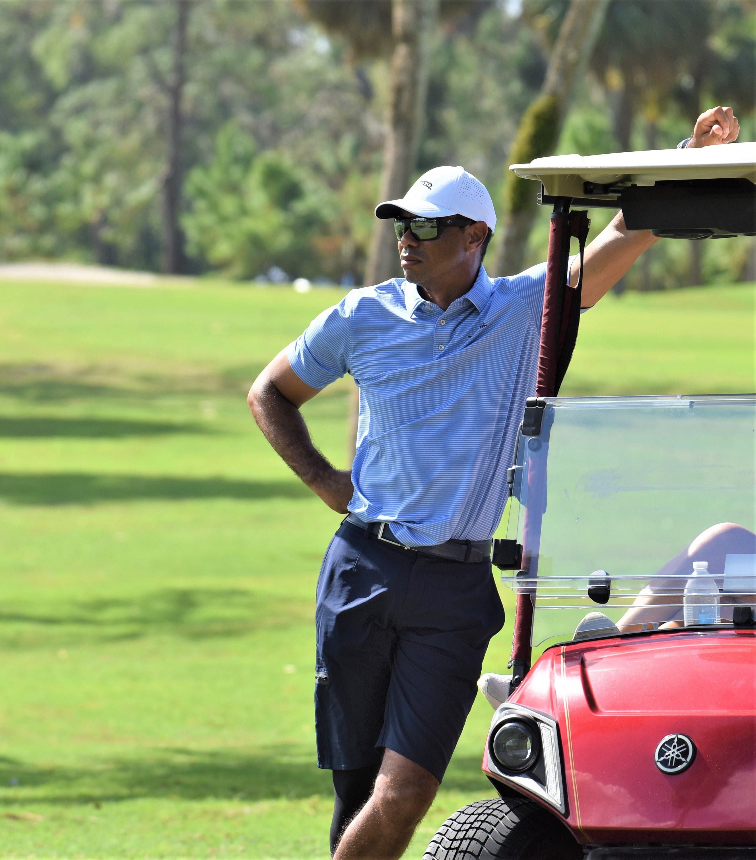 Tiger Woods at the Florida high school state championship (Source: Imagn)