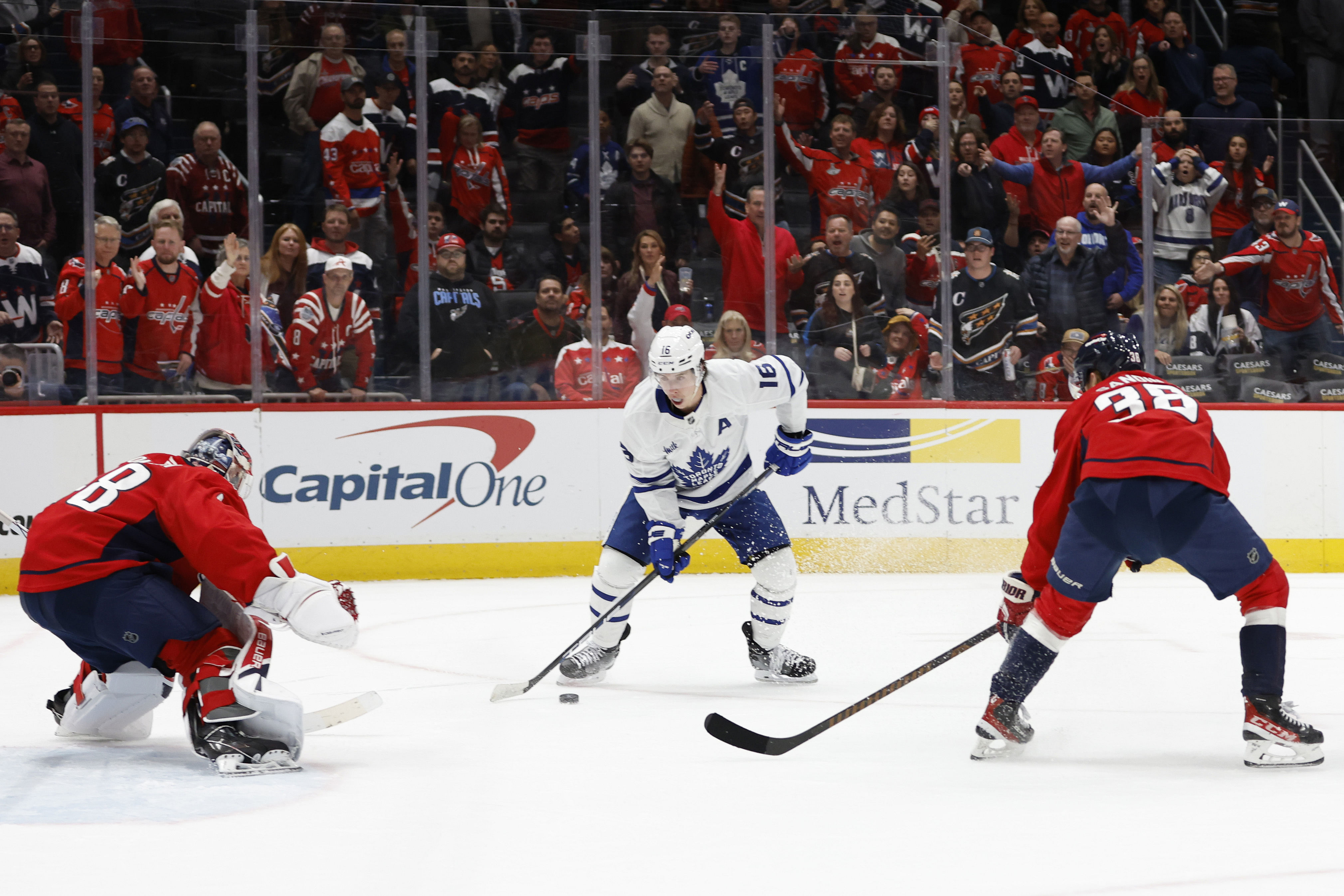 Mitch Marner had a goal and an assist in the last game (Imagn)