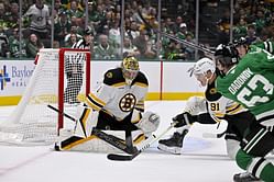 Jim Montgomery doesn't mince words while criticizing Boston Bruins' second-period collapse in 7-2 loss to Stars