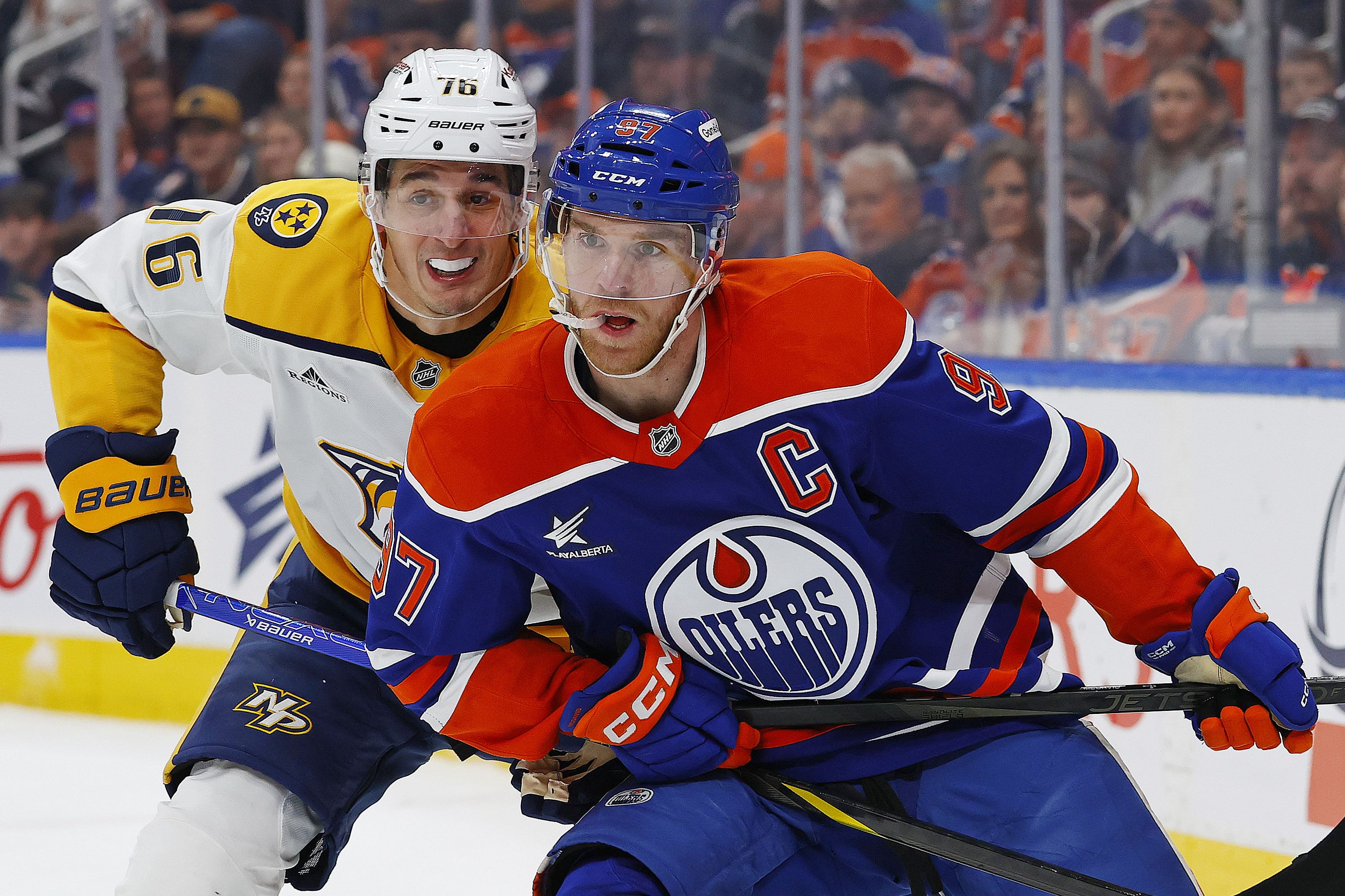 NHL: Nashville Predators at Edmonton Oilers - Source: Imagn