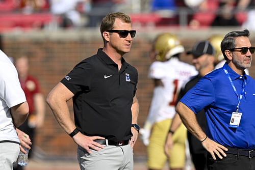 SMU and Rhett Lashlee have probably jumped Alabama for the final at-large CFP spot. (Photo Credit: IMAGN)