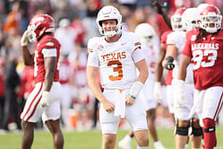 Texas Insider calls out the favoritism towards Arch Manning by highlighting Quinn Ewers' underrated play against Arkansas