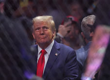 President elect Donald Trump spotted sitting next to Saudi PIF Chairman Yasir Al Rumayyan at UFC