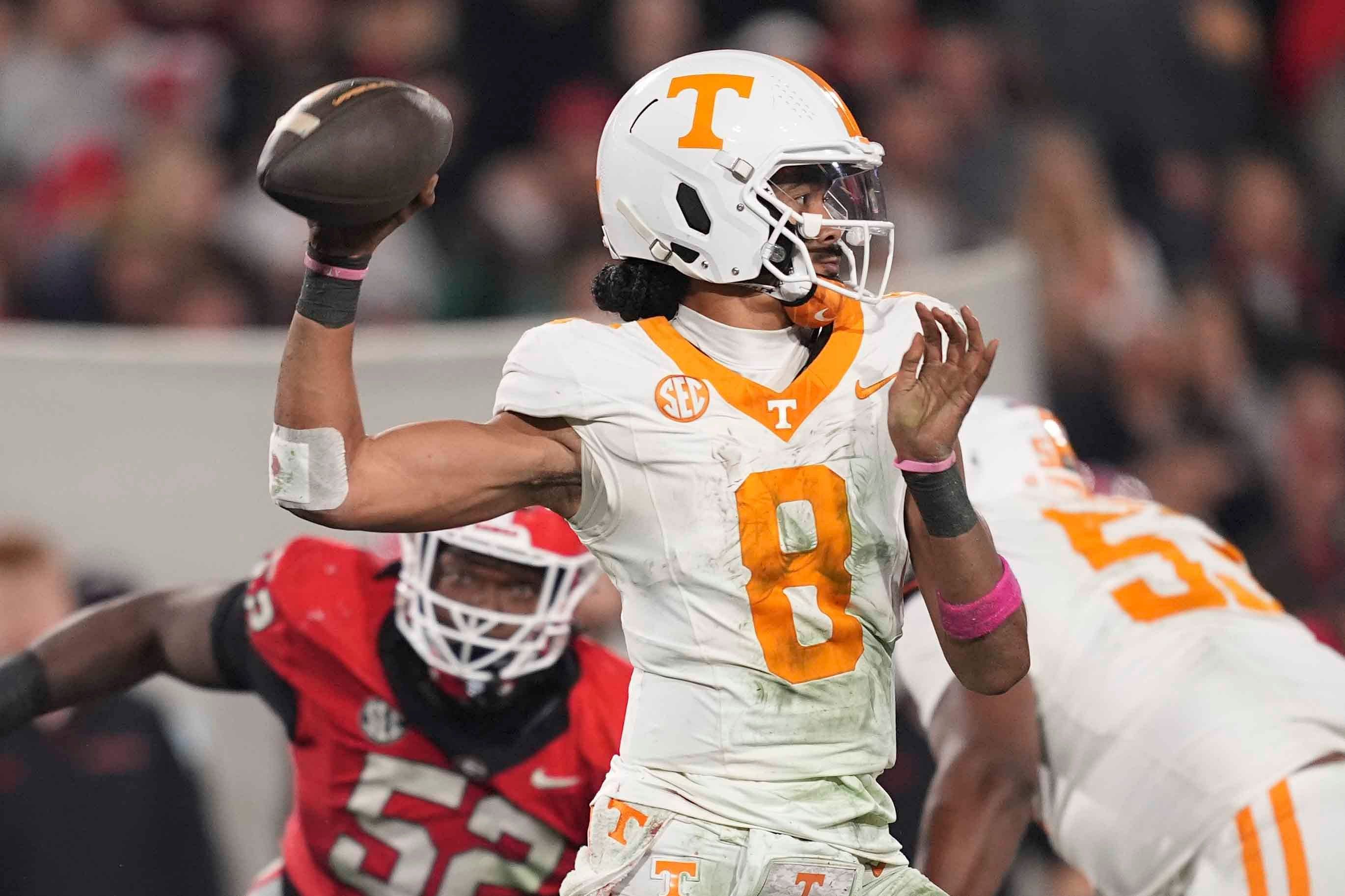 Syndication: Tennessee QB Nico Iamaleava - Source: Imagn