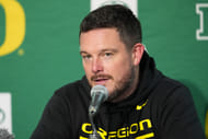 Oregon coach Dan Lanning could be atop LSU's list of potential coaches. (Photo Credit: IMAGN)