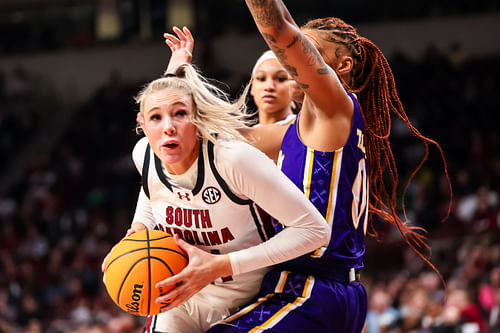 Chloe Kitts powered the South Carolina Gamecocks to their fourth win of the season. (IMAGN)