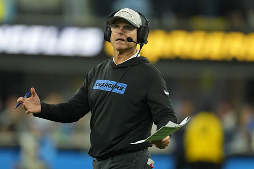 NFL: Los Angeles Chargers HC Jim Harbaugh - Source: Imagn