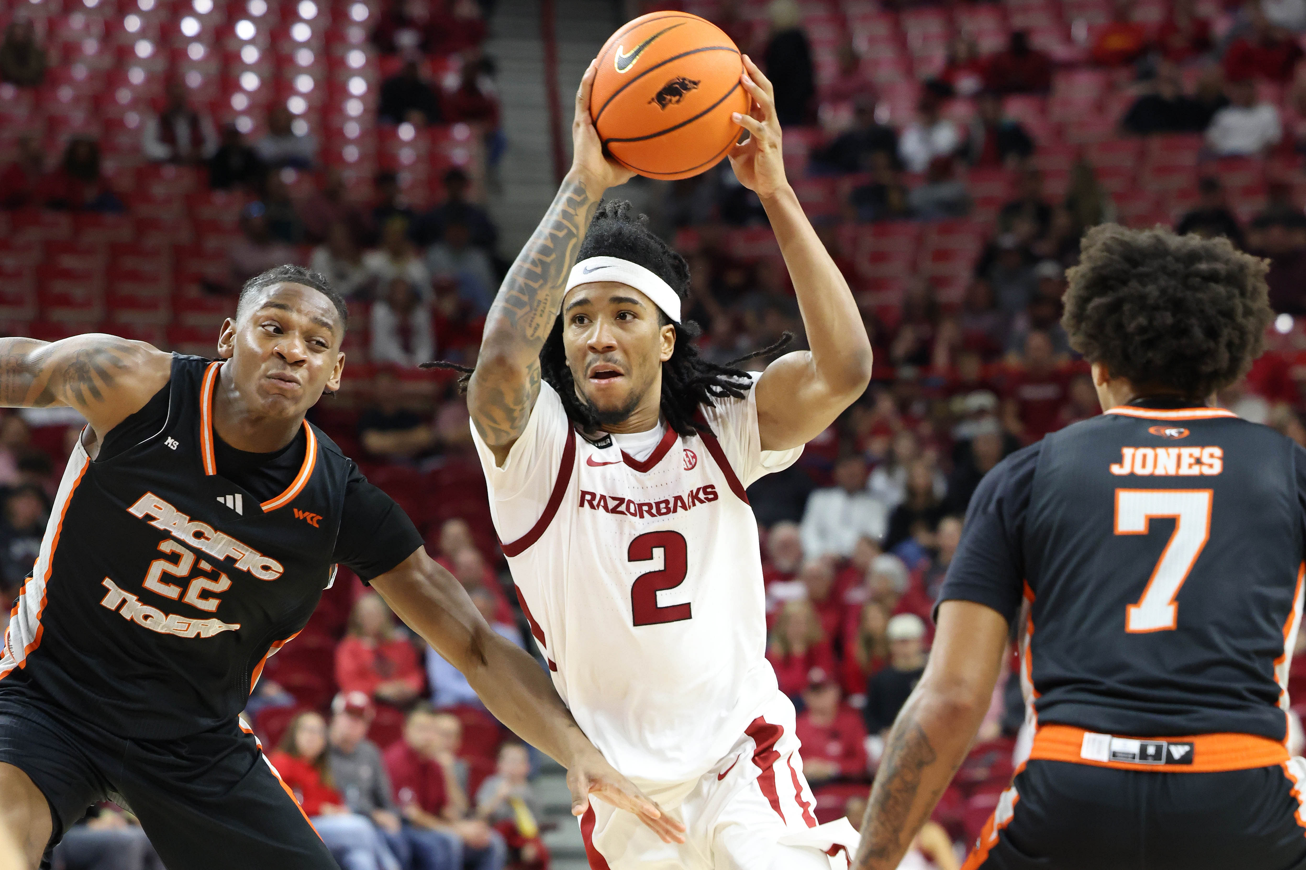 NCAA Basketball: Pacific at Arkansas - Source: Imagn