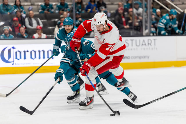 NHL: Detroit Red Wings at San Jose Sharks - Source: Imagn