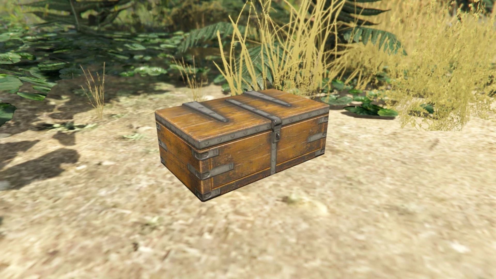 This is what a Cayo Perico Treasure Chest looks like (Image via Rockstar Games || GTA Wiki)