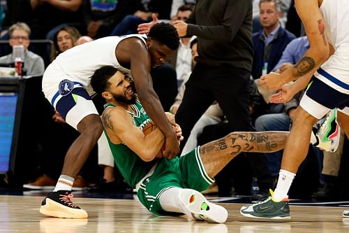 What did Anthony Edwards say about Jayson Tatum? (Photo: GETTY)