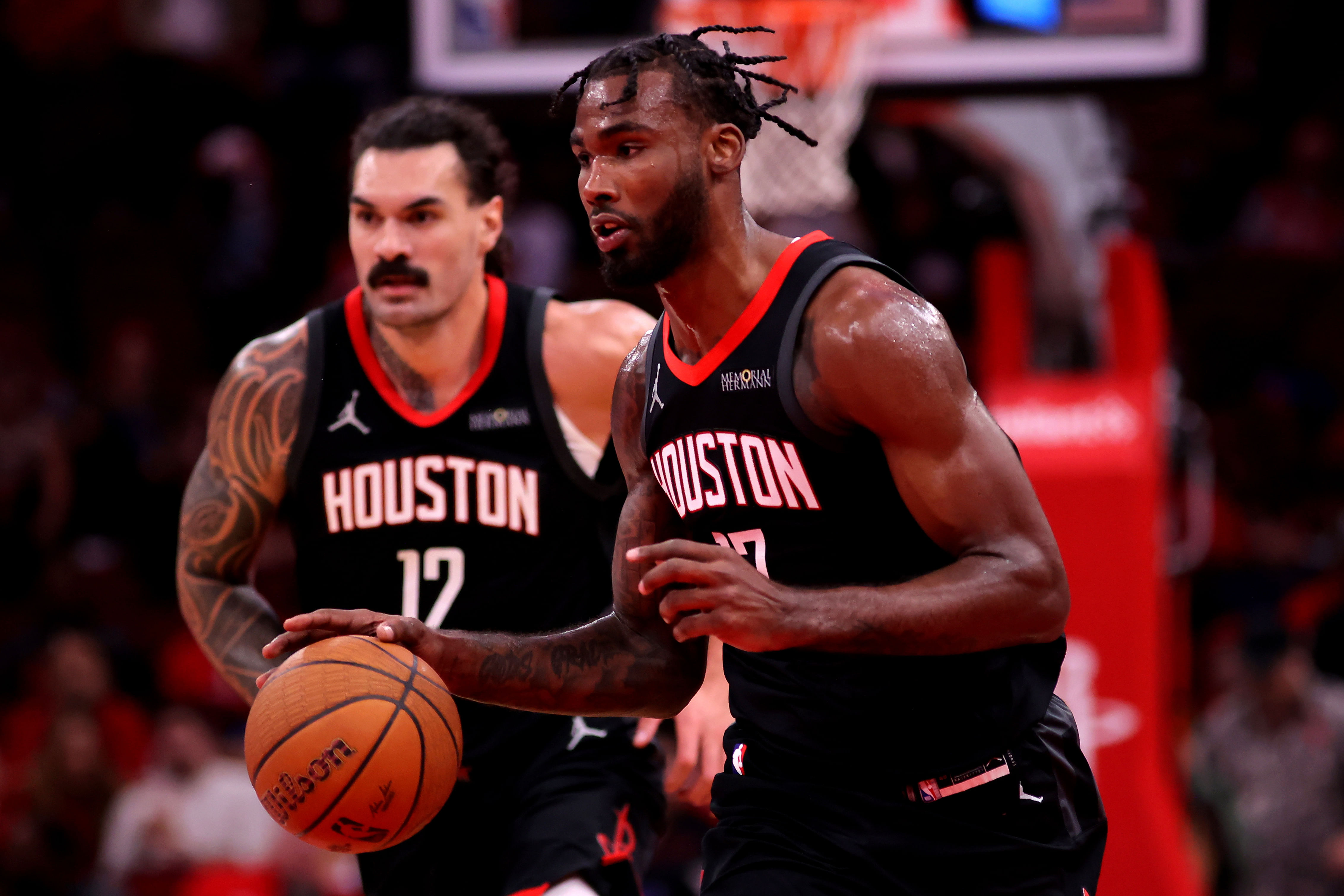 Houston Rockets forward Tari Eason (Image Credit: Erik Williams-Imagn Images)