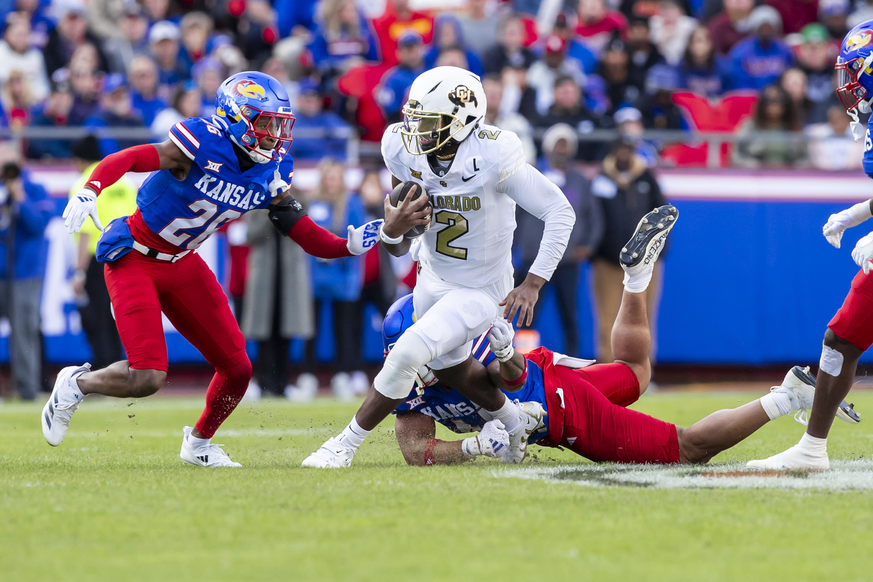 NCAA Football: Colorado at Kansas - Source: Imagn