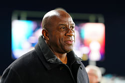 PHOTO: Magic Johnson spotted at alma mater Michigan State University's basketball game against Colorado Buffaloes