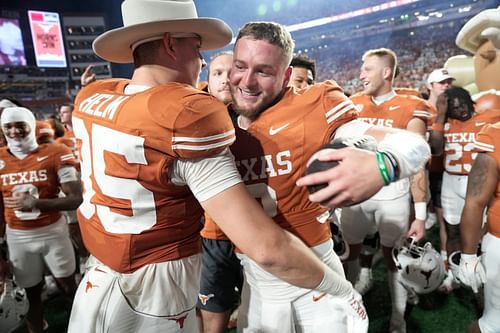 Texas has a spot in the SEC championship on the line in their rivalry battle with Texas A&M. (Image Source: IMAGN)