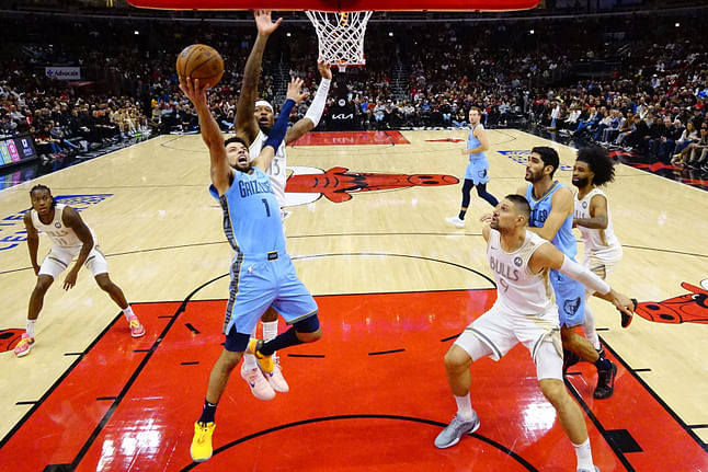 Scotty Pippen Jr. surprised by Grizzlies broadcast\'s \'stuntin like my daddy\' banner after dropping 30 points on Bulls\' court