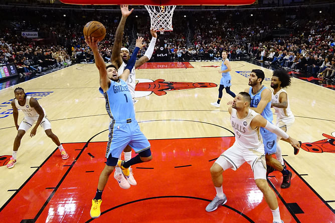 Scotty Pippen Jr. surprised by Grizzlies broadcast's 'stuntin like my daddy' banner after dropping 30 points on Bulls' court