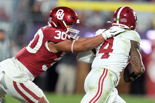 Even off a loss to Oklahoma, 8-3 Alabama is still one of the top picks to win the CFP title. (Photo Credit: IMAGN)