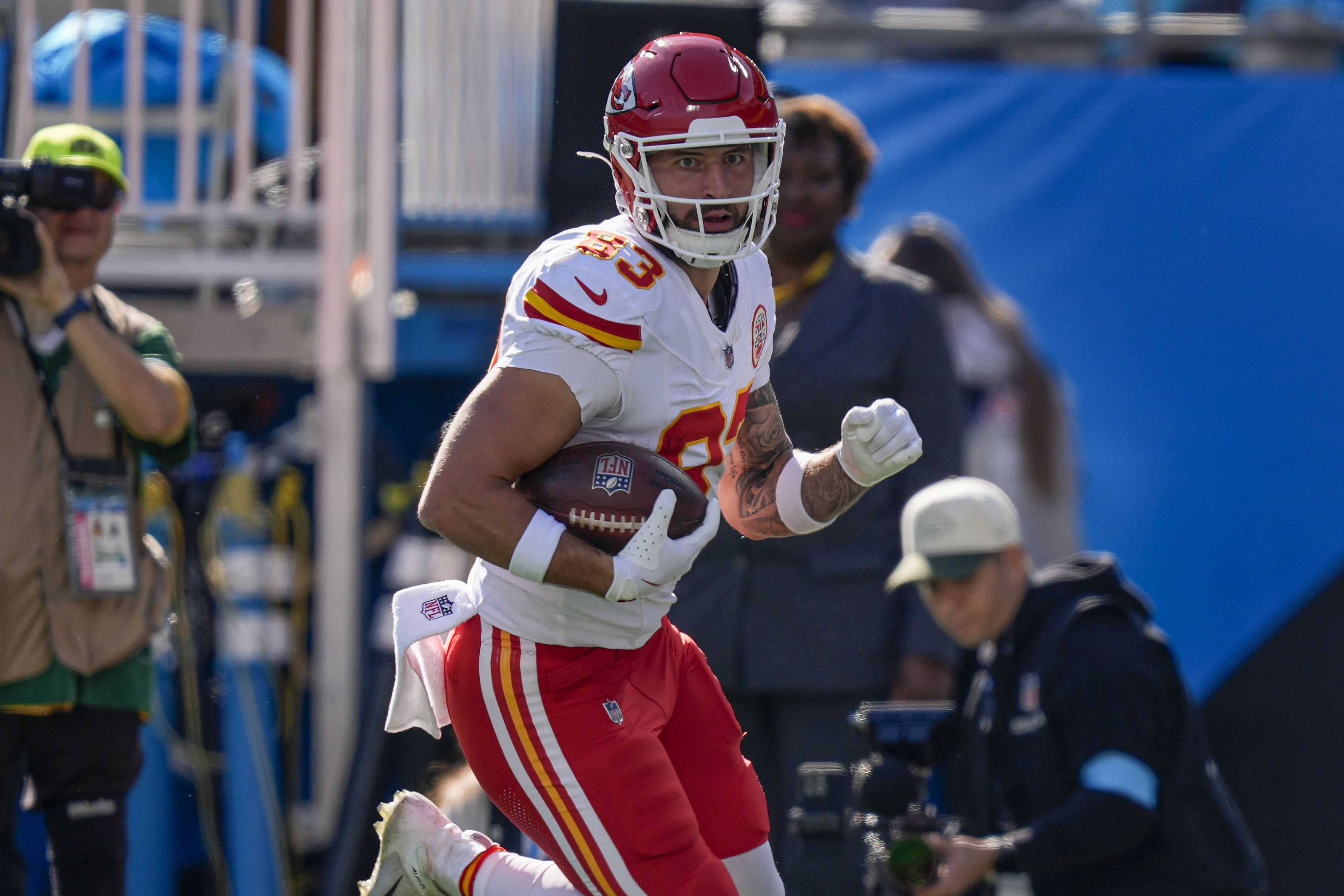 Noah Gray at Kansas City Chiefs at Carolina Panthers - Source: Imagn