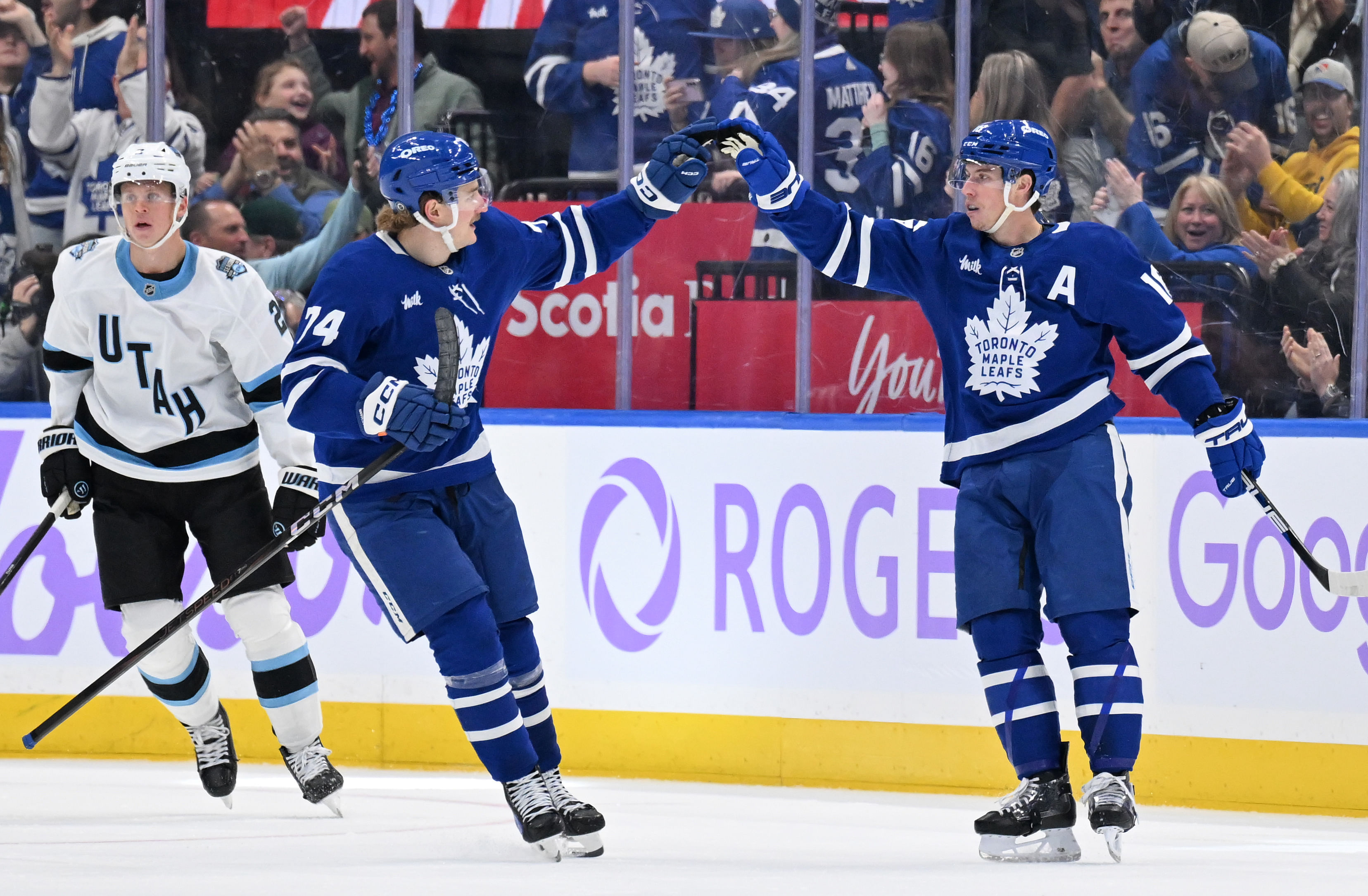 NHL: Utah at Toronto Maple Leafs - Source: Imagn