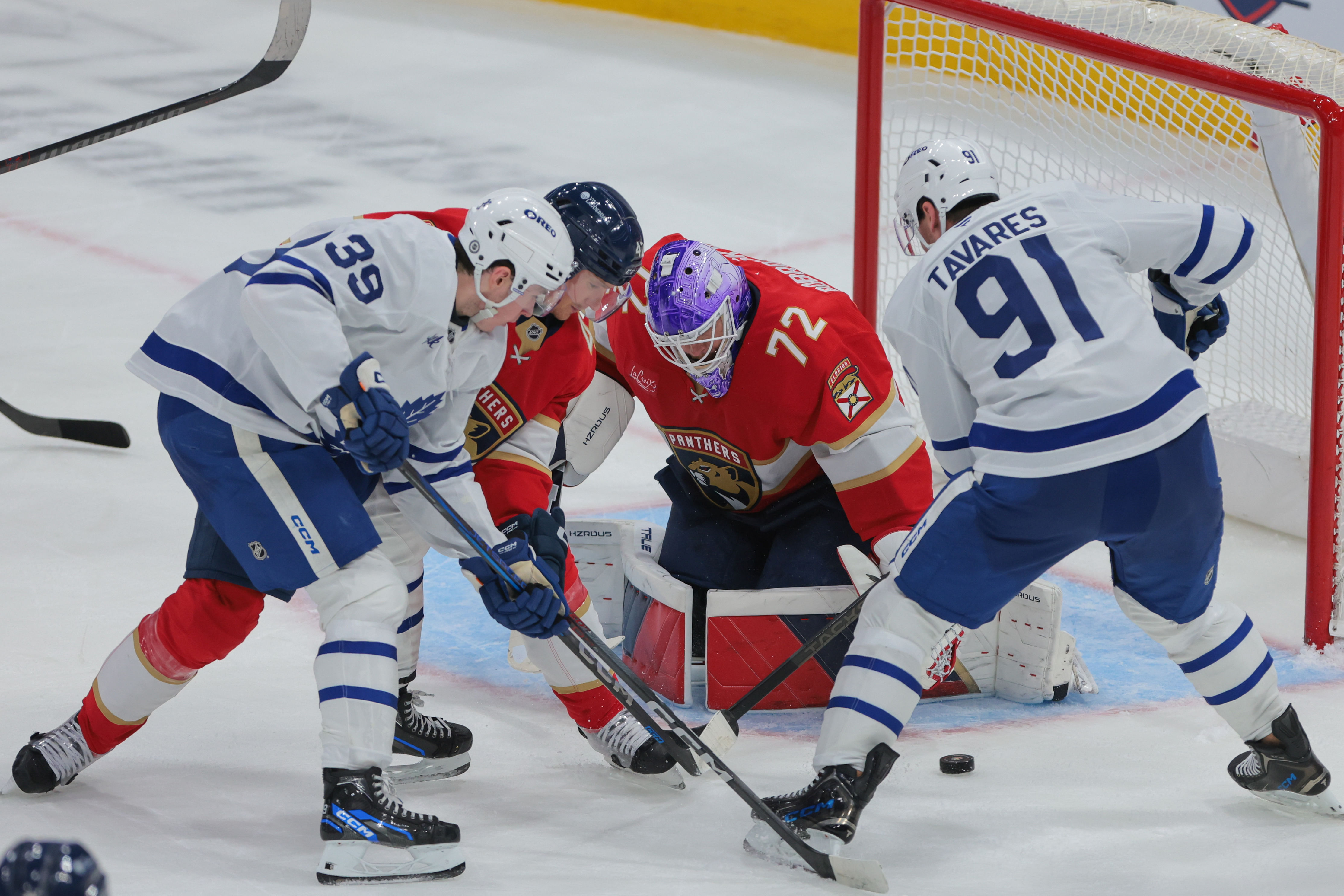 Toronto Maple Leafs in action during their recent game at Florida Panthers (Credits: IMAGN)