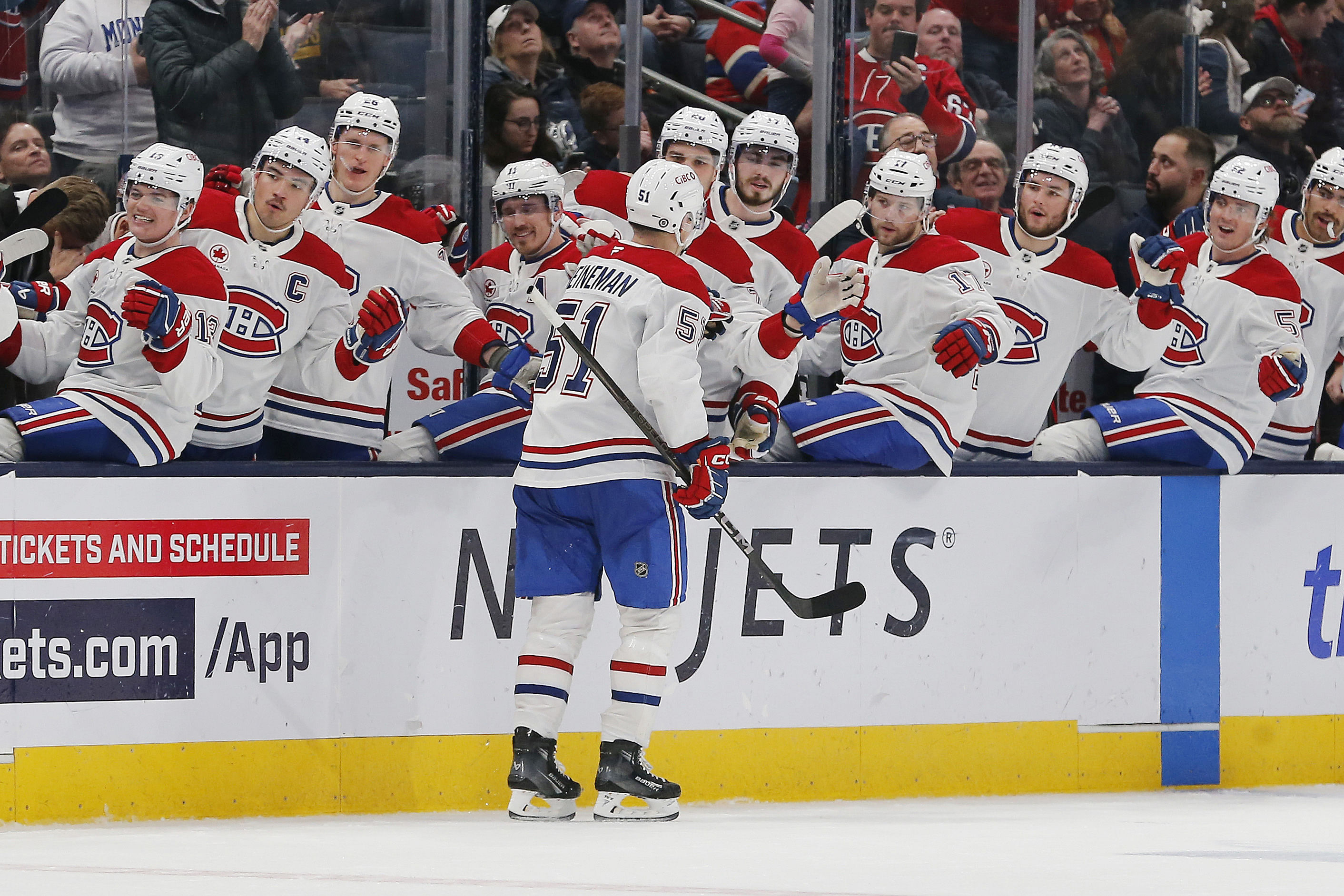 NHL: Montreal Canadiens at Columbus Blue Jackets - Source: Imagn