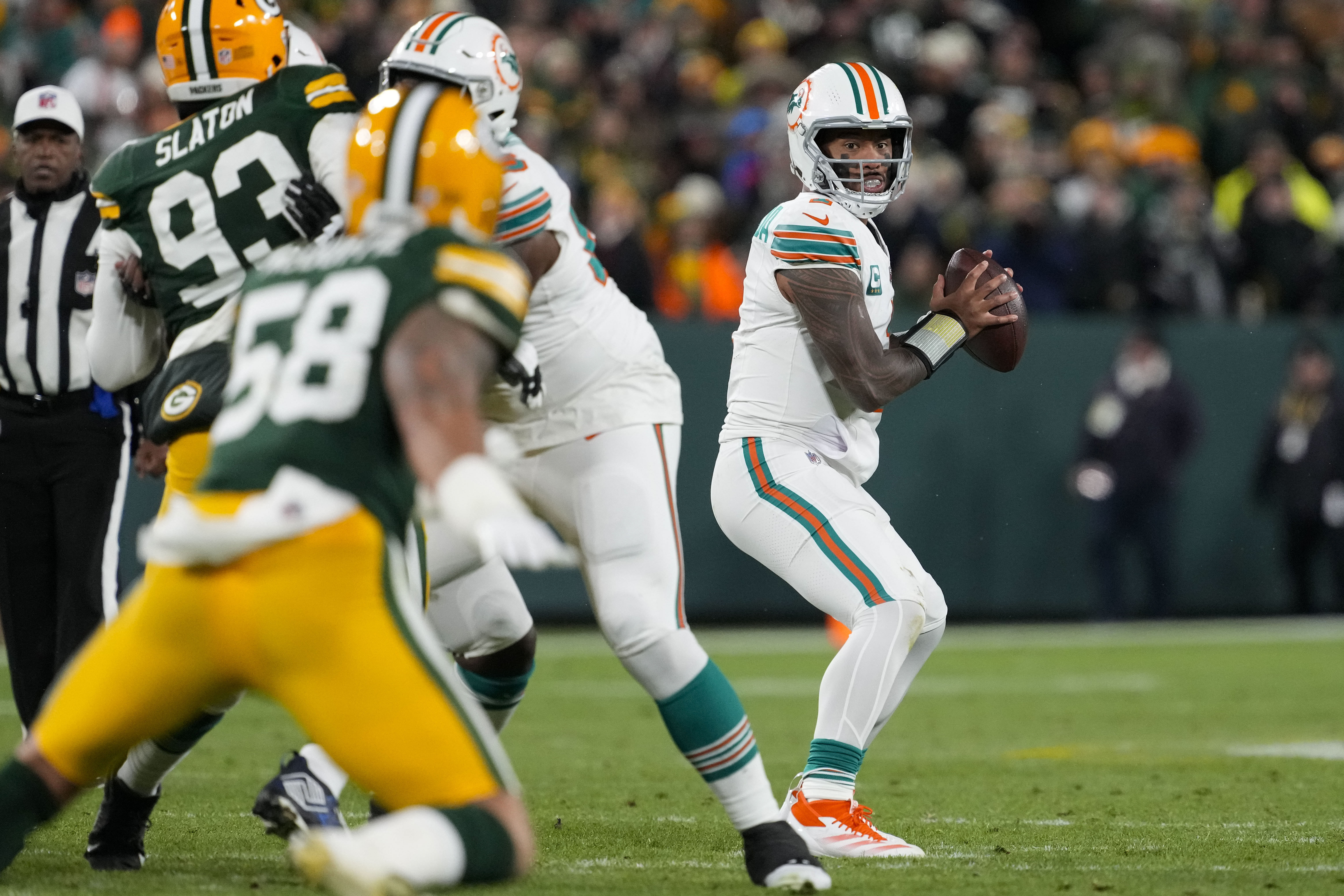 NFL: Miami Dolphins at Green Bay Packers - Source: Imagn