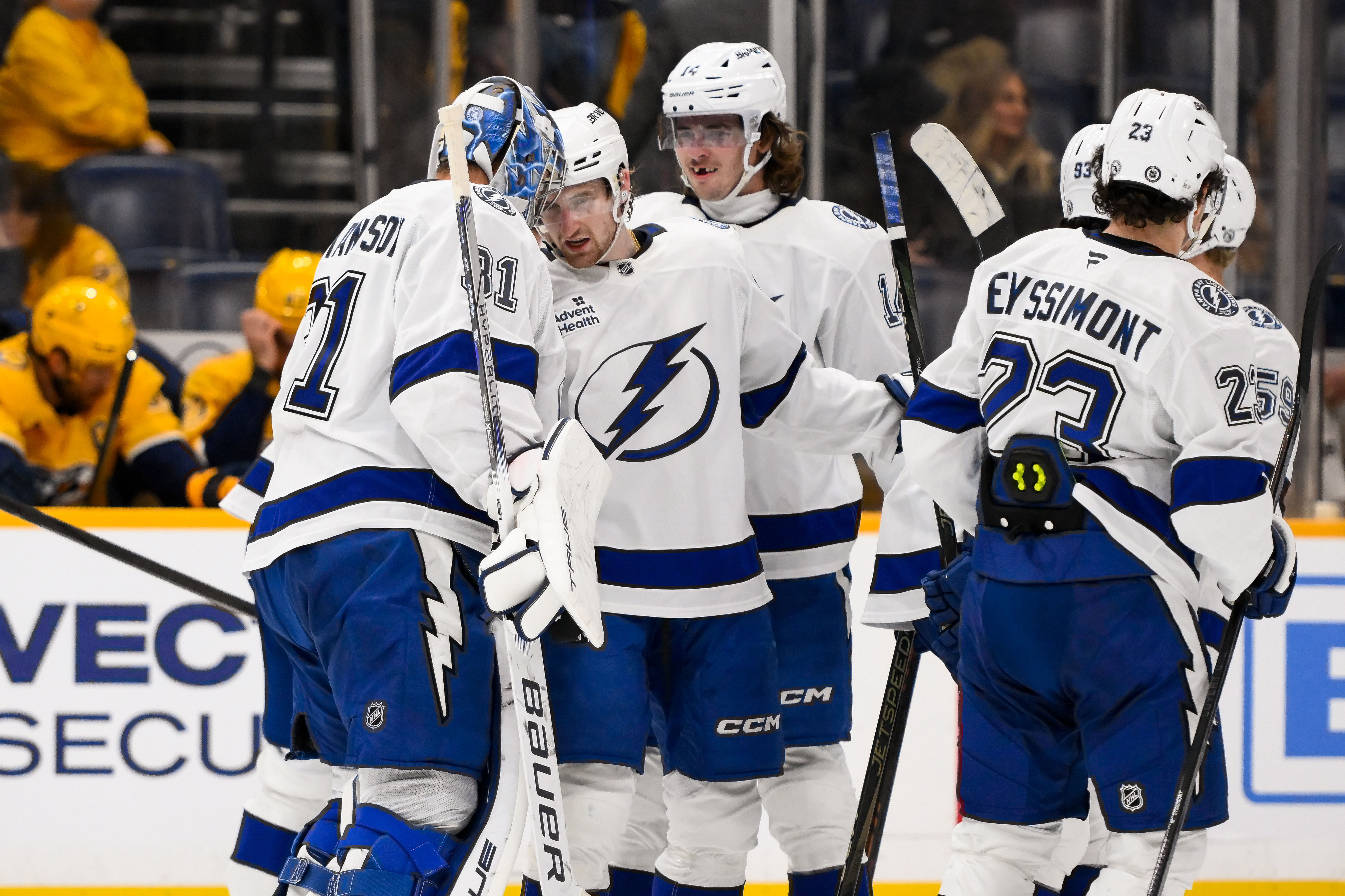 Tampa Bay Lightning during their game against Nashville Predators (Credits: IMAGN)