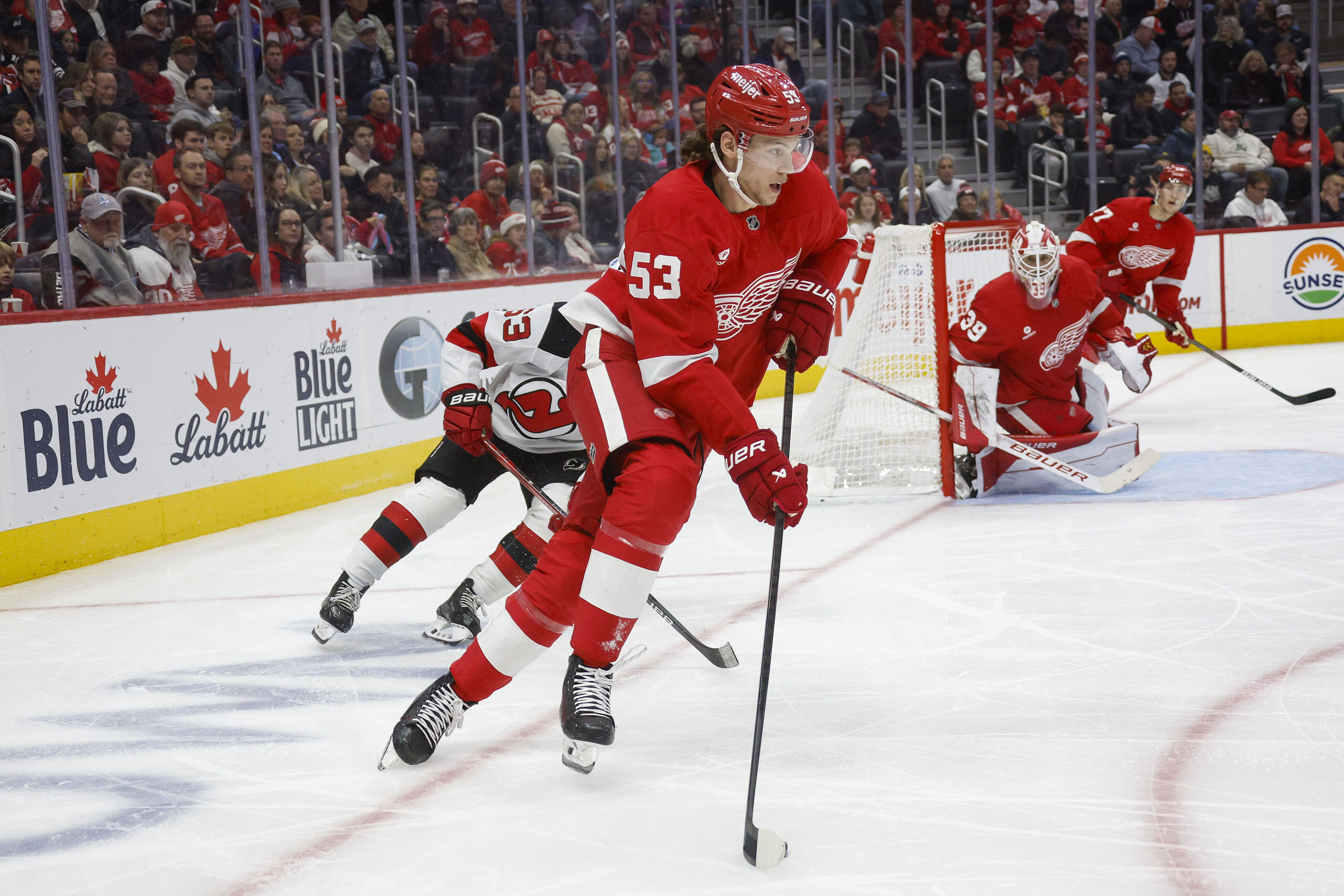 NHL: New Jersey Devils at Detroit Red Wings - Source: Imagn