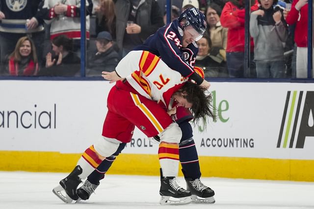 NHL: Calgary Flames at Columbus Blue Jackets - Source: Imagn