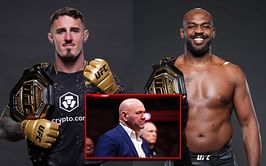 Jon Jones tells off a cheering crowd with three-word remark as Dana White confirms winner of Stipe Miocic fight "should absolutely fight" Tom Aspinall