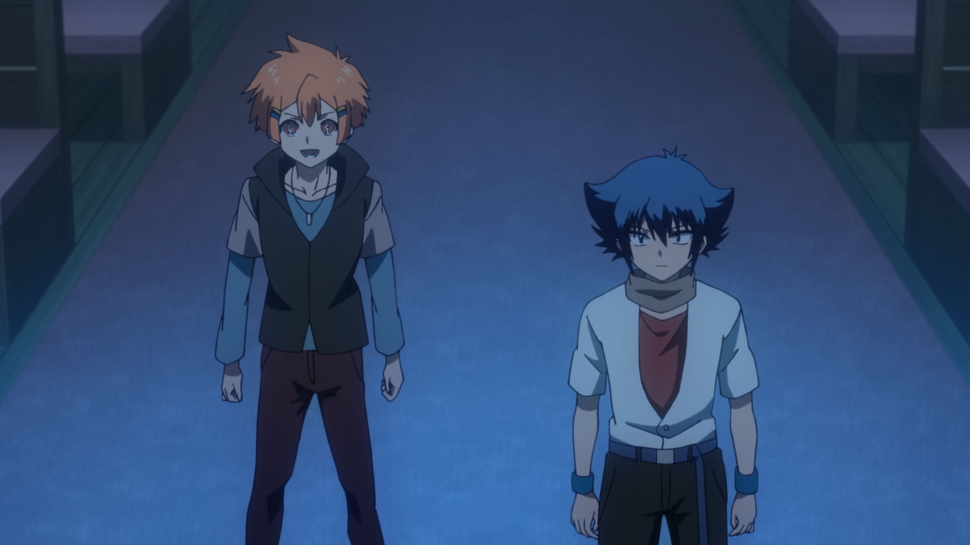 Haruto Yanagi and Raion Ono as seen in the anime (Image via Satelight)