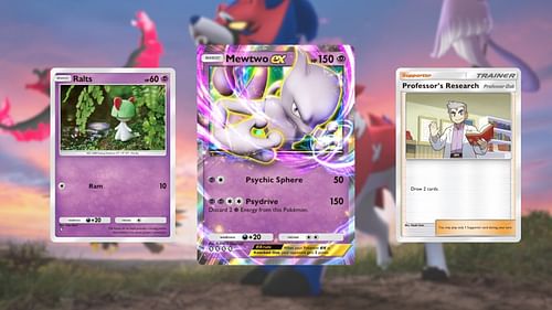 Mewtwo ex deck best-starting hand (Image via TPC)