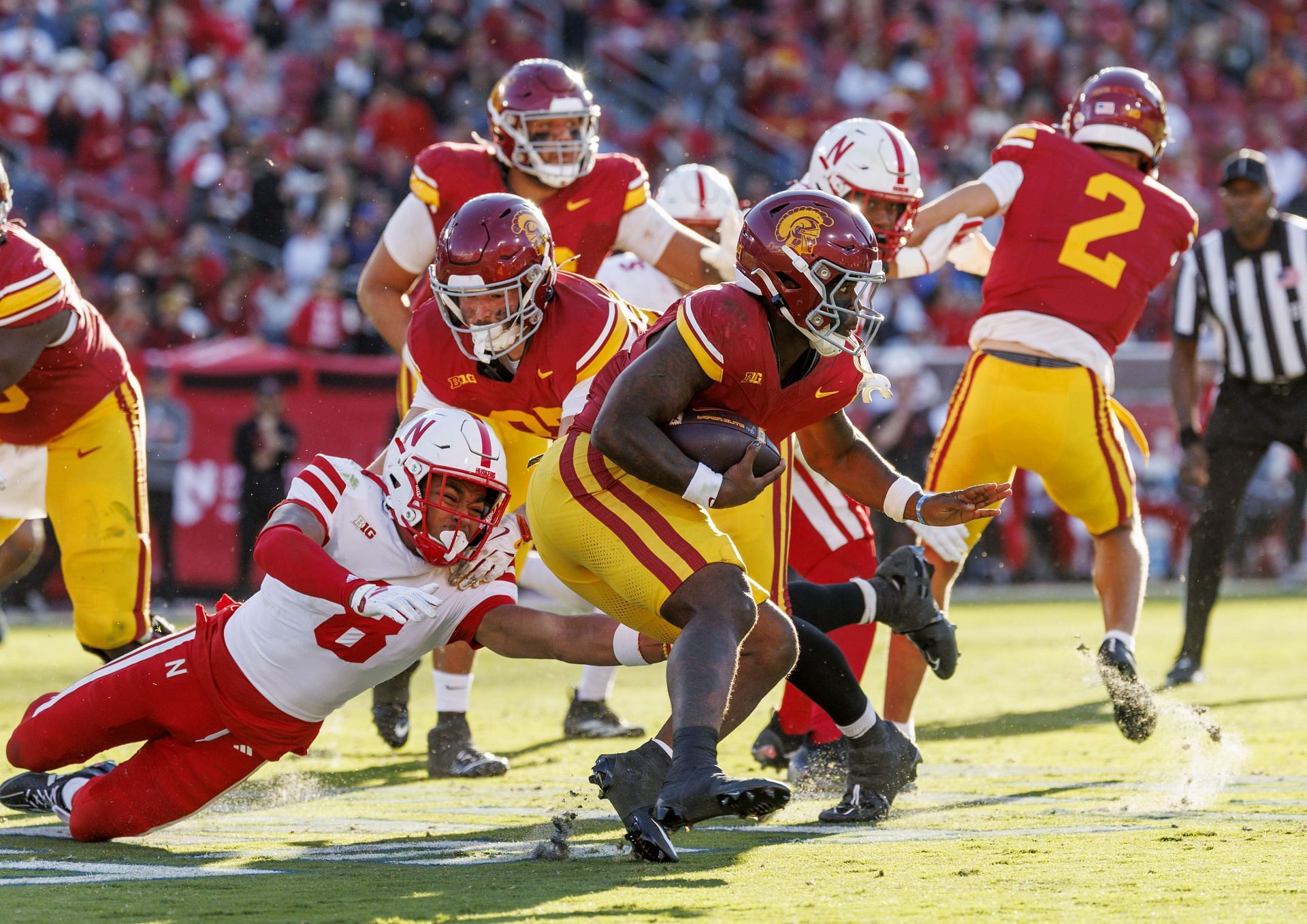 USC vs Nebraska in Los Angeles, CA. - Source: Getty