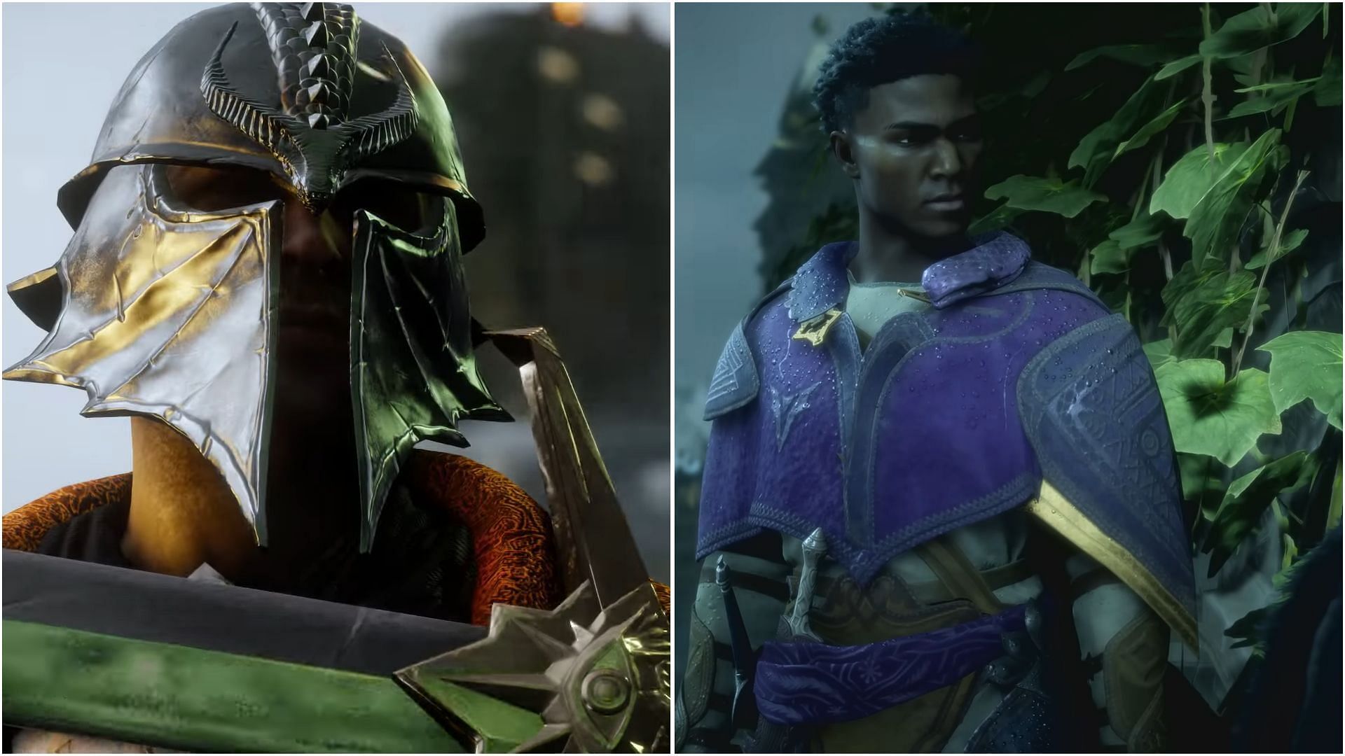 While the Inquisitor appears in both games, Rook is limited to Dragon Age The Veilguard (Images via Youtube/@dragonage)