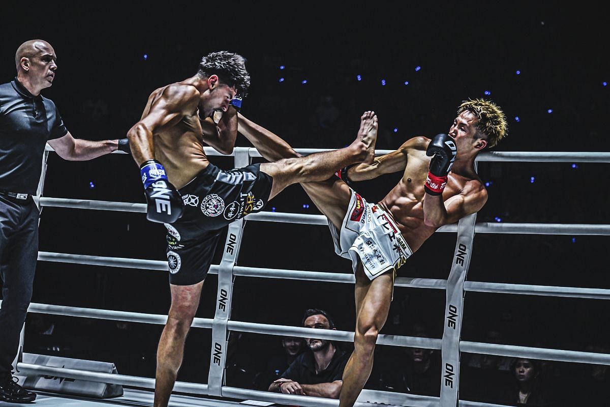 WATCH: Elias Mahmoudi displays his character in show of class following vicious knockout of Taiki Naito -- Photo by ONE Championship