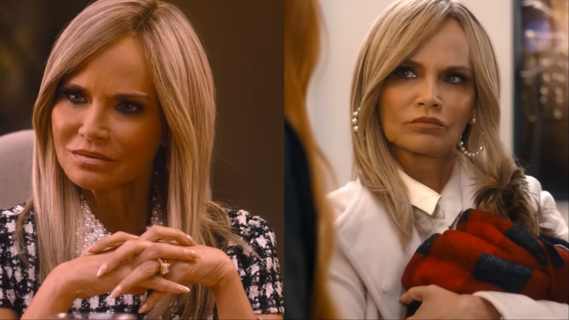 Kristin Chenoweth as Erica (Image via YouTube/@Netflix)