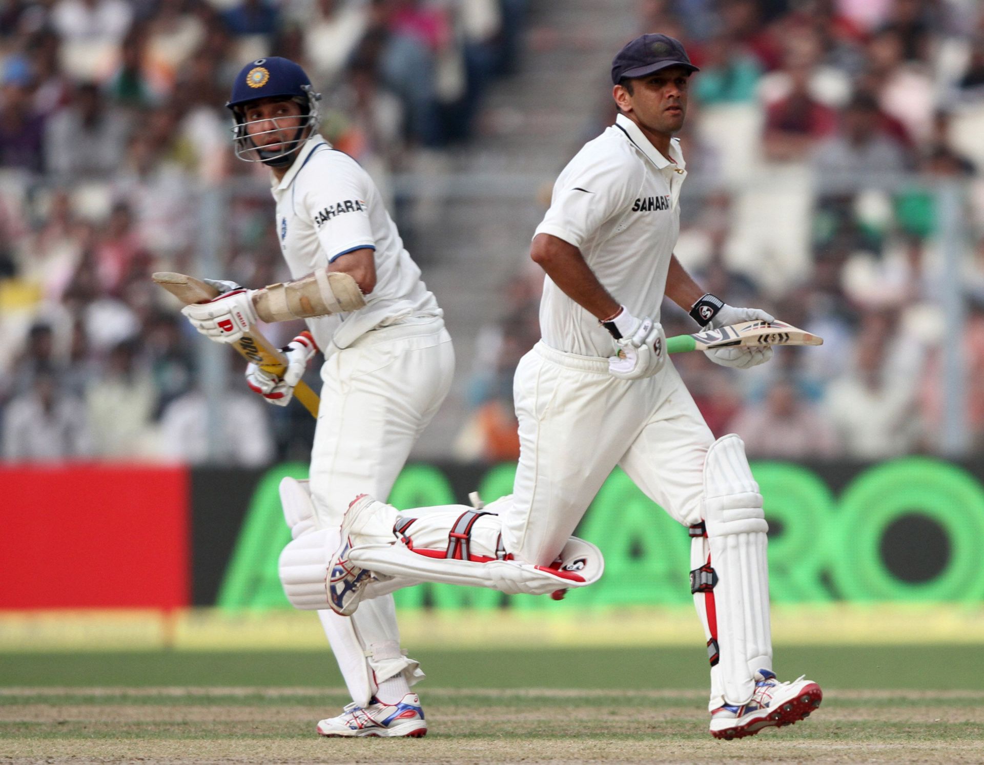 Laxman and Dravid thwarted the Aussies in India&#039;s famous Eden Gardens win in 2001. [Credit: Getty]