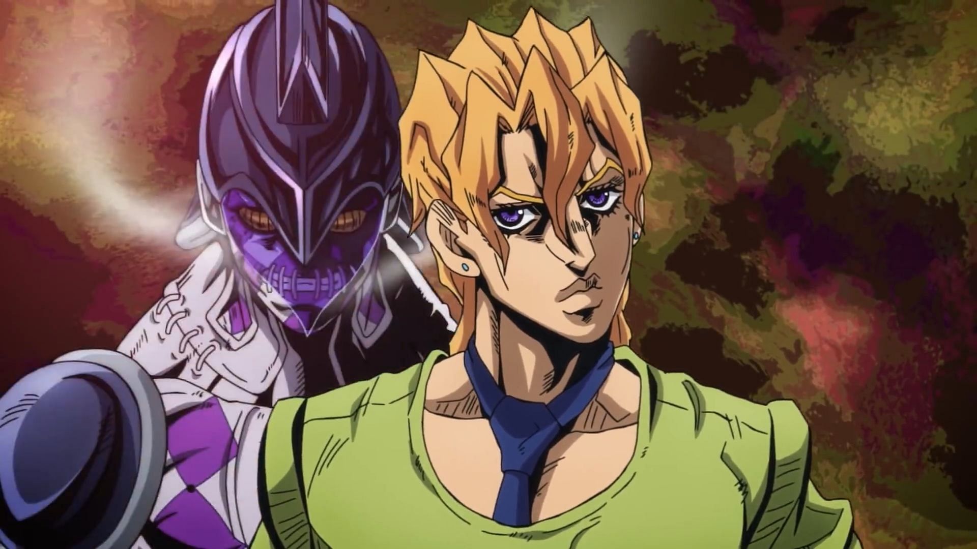 Fugo and his Stand Purple Haze (Image via David Production)