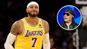 Carmelo Anthony reveals hilarious locker room interaction with Stevie Wonder during All-Star game