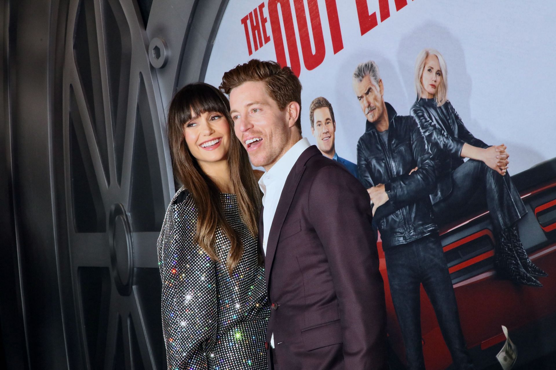 Shaun White and Nina Dobrev in attendance at the Los Angeles Premiere Of Netflix&#039;s &quot;The Out-Laws&quot; - (Source: Getty)