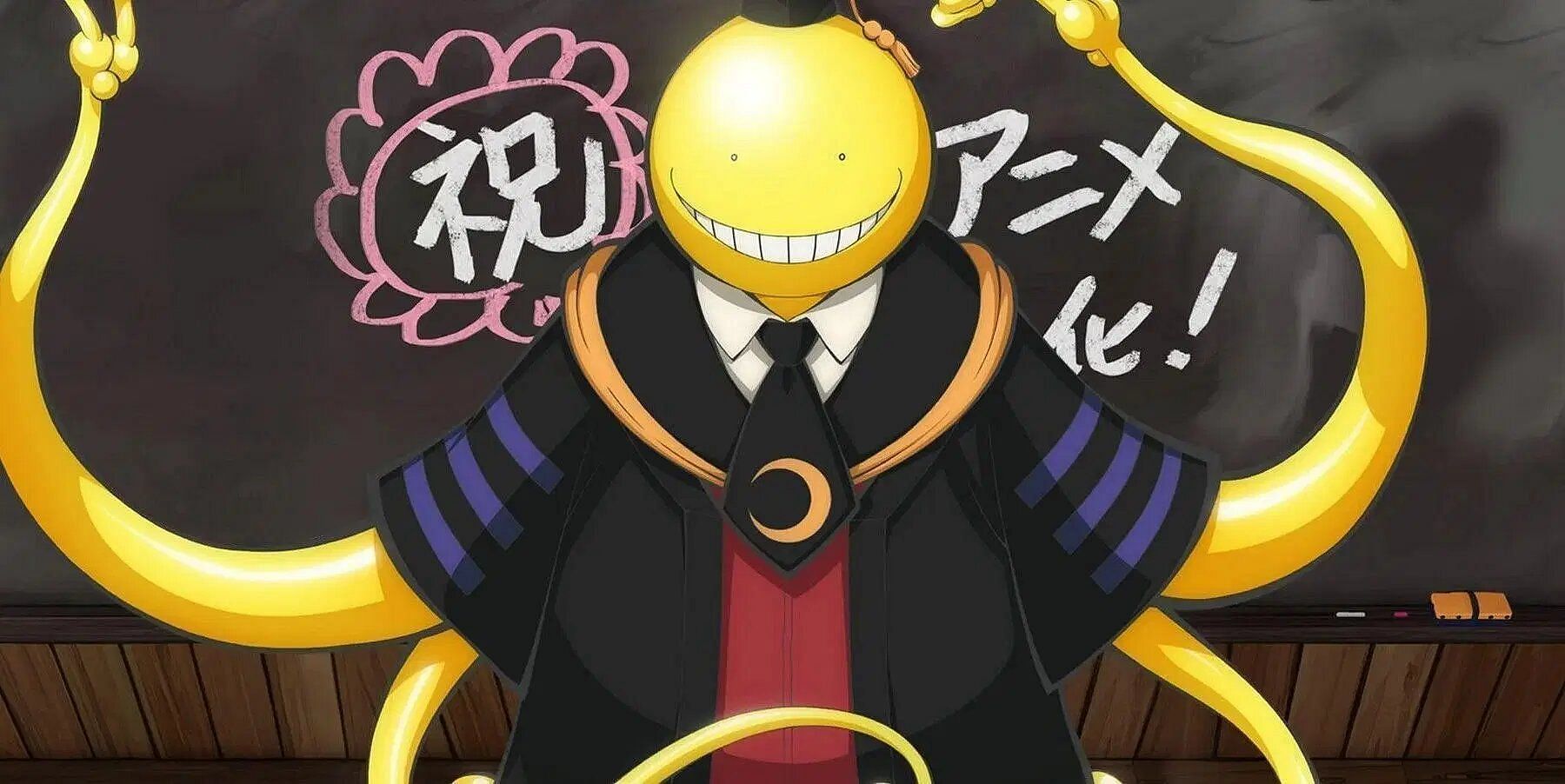 Koro-sensei, a popular choice among anime characters who can&#039;t swim (Image via Lerche)